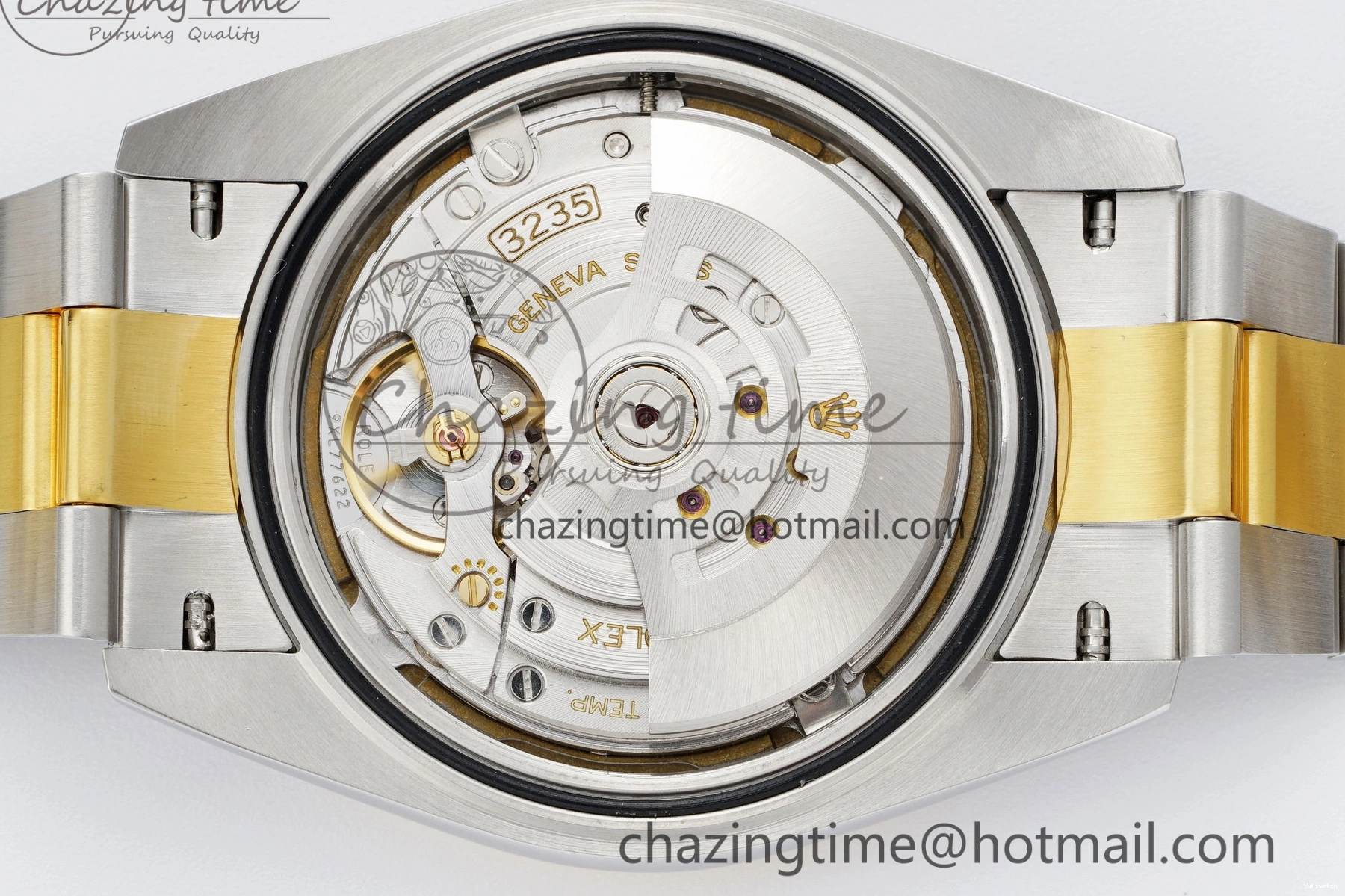 41 KING Steel Bezel on Dial 1:1 Polished Bracelet YG Oyster Best White DateJust Edition 904L SS VR3235 0311